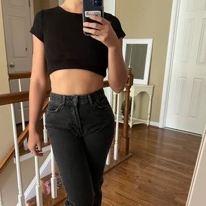 BDG black mom jeans